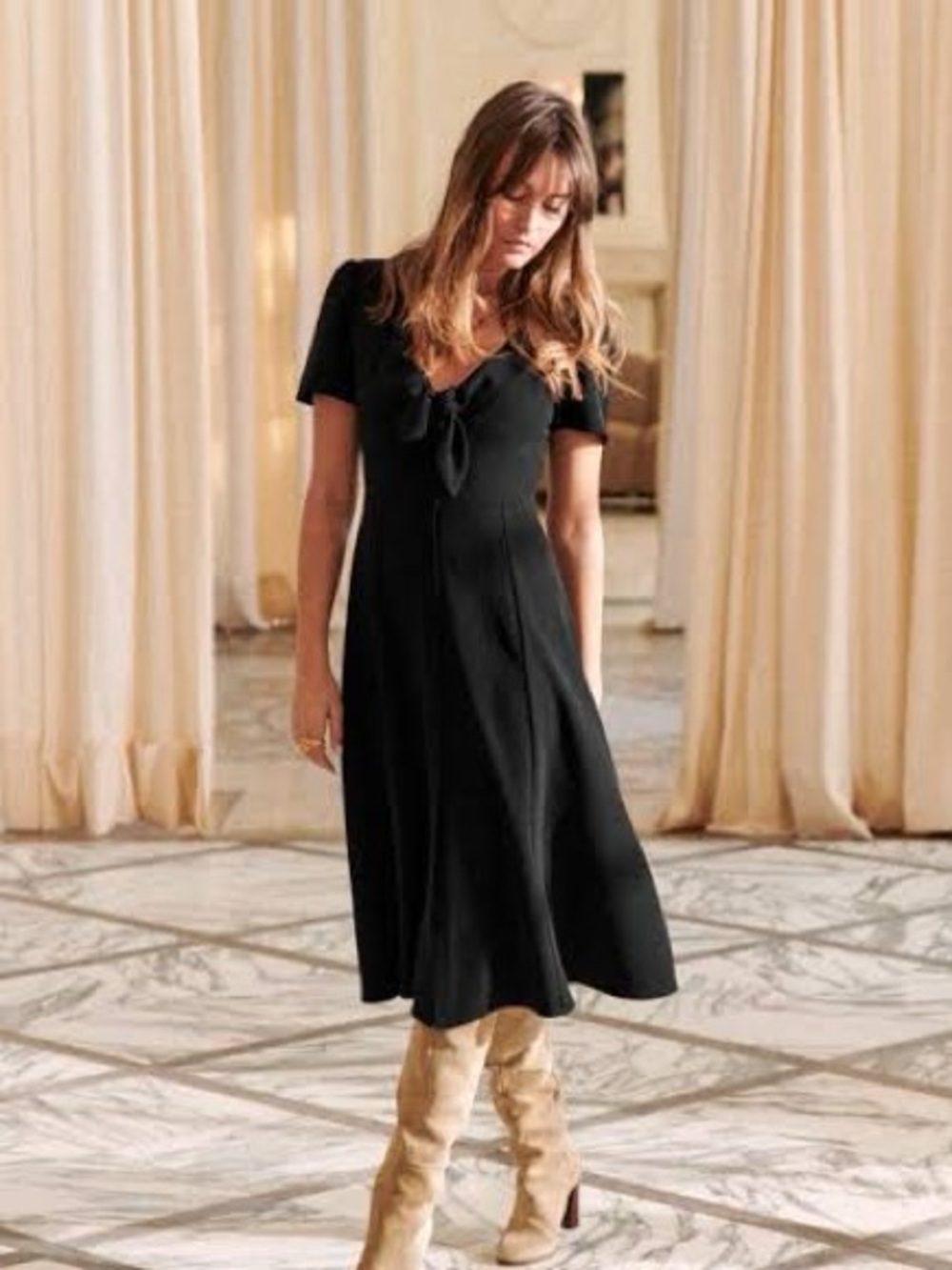 *NWT* Sezane Ophelia Dress in Black